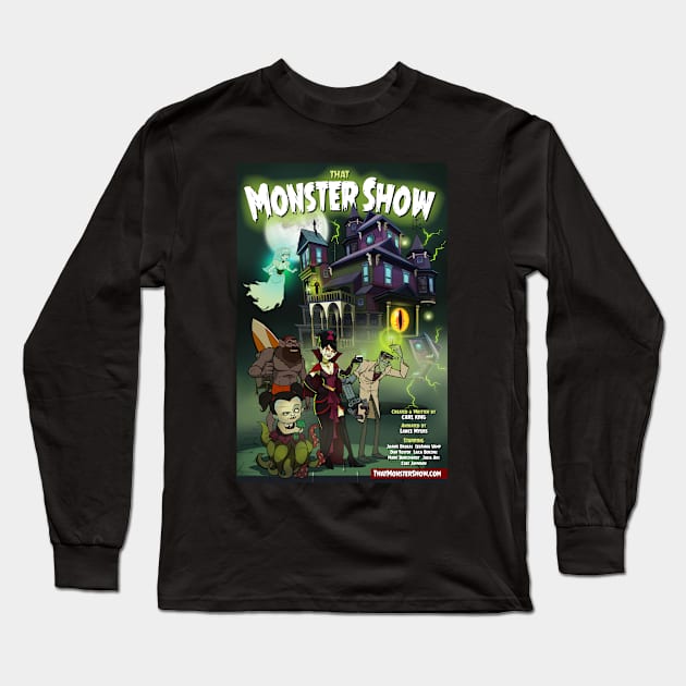 That Monster Show - Movie Poster Design Long Sleeve T-Shirt by CarlKingdom